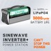 Draagbare Power Station - Lifepo4 accu's - 1000W 230V Zuivere Sinus Omvormer - 1024wh - USB - 12V - Opladen via zonnepaneel/auto/netspanning